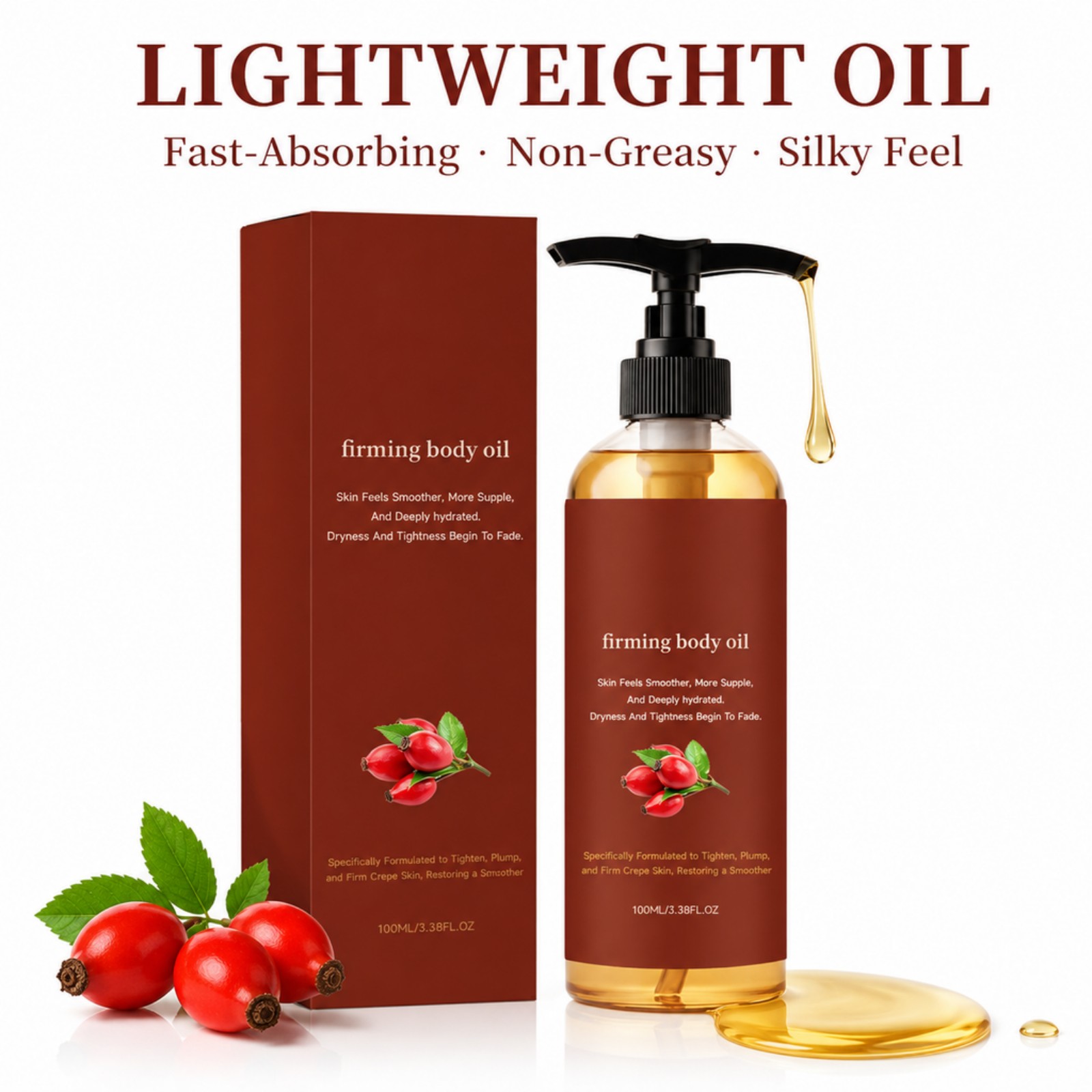 Firming Body Oil Rosehip Tight - Face Oil Rosehip ulasan dan harga