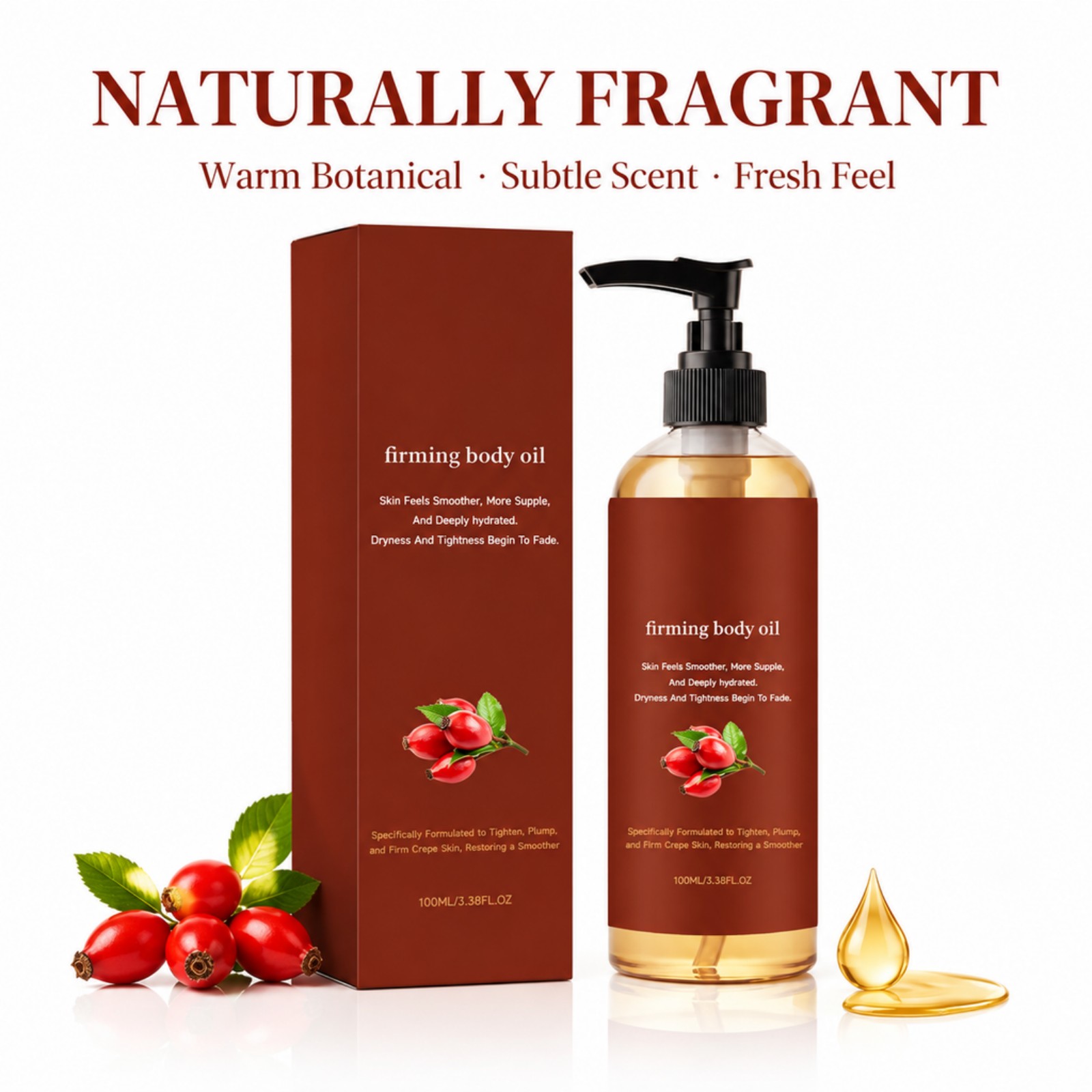 Firming Body Oil Rosehip Tight - Face Oil Rosehip ulasan dan harga