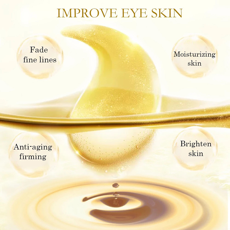 10/20pcs Golden Crystal Collag - Face Mask Skincare ulasan dan harga