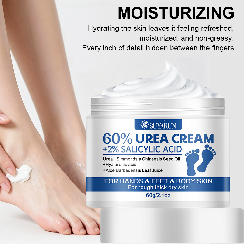 SUYARUN 60% Urea+2% SALICYLIC  - Urea Foot Cream ulasan dan harga