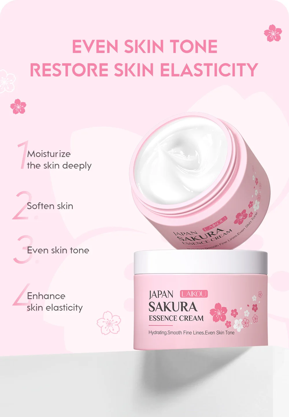 LAIKOU Japan Sakura Essence Cr - Vitamin C Serum ulasan dan harga