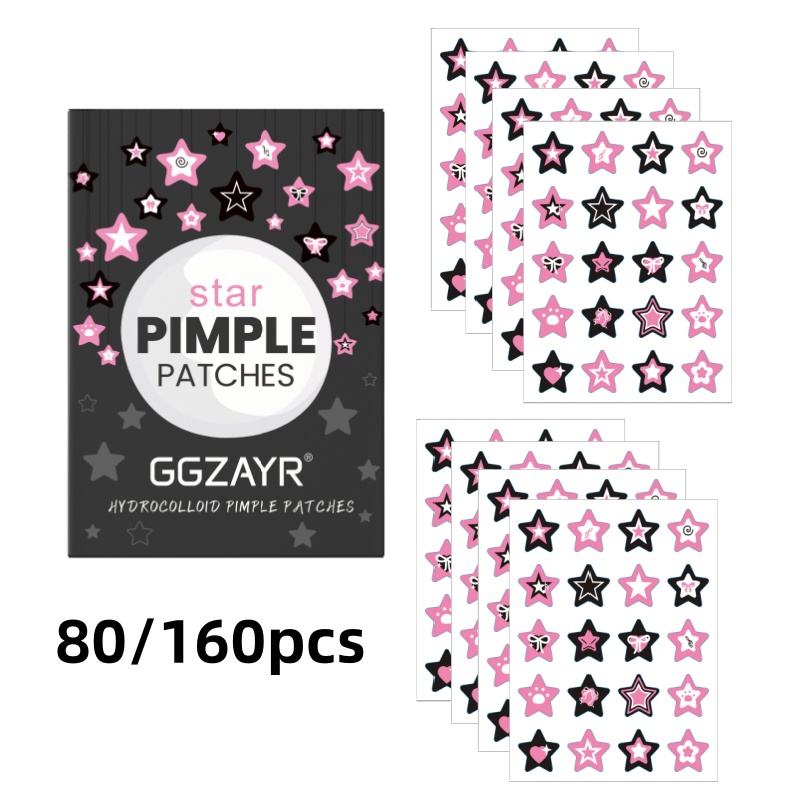 80/160pcs Star Acne Patch Set  - Face Moisturizer ulasan dan harga