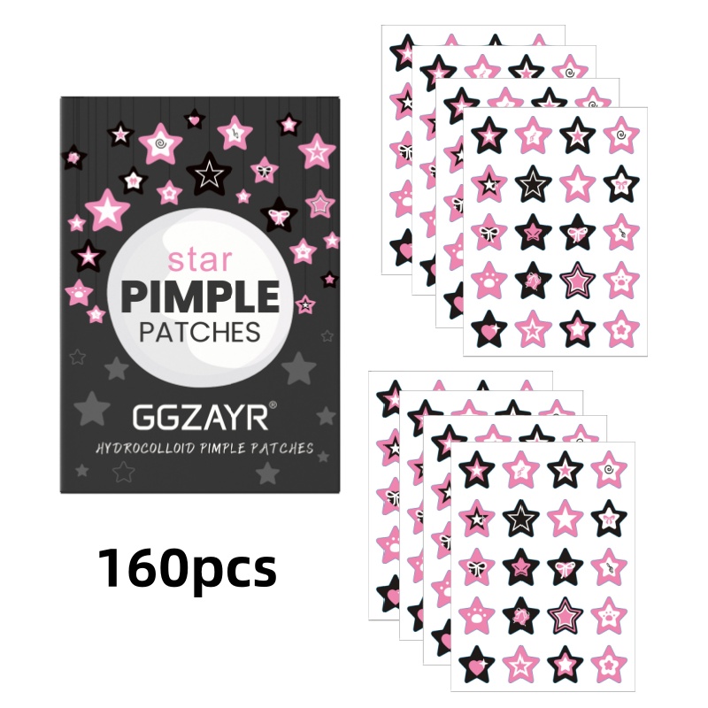 80/160pcs Star Acne Patch Set  - Face Moisturizer ulasan dan harga