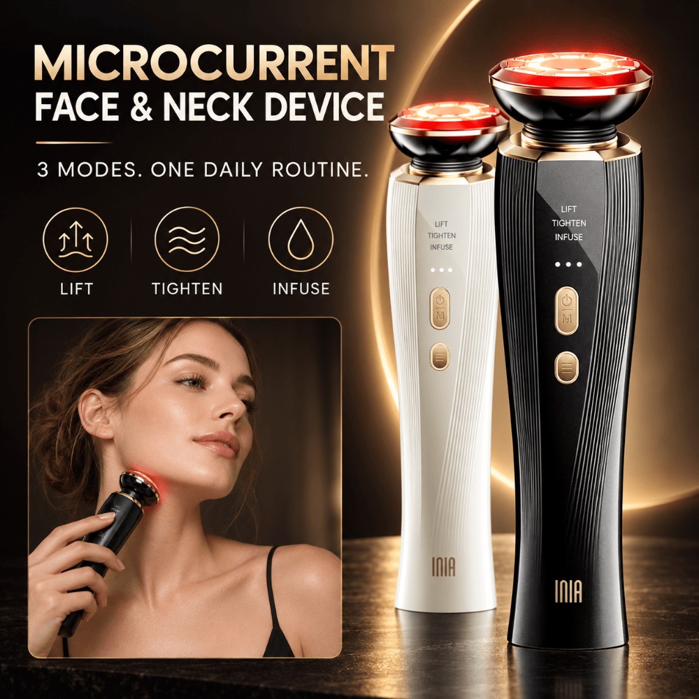3 Mode Microcurrent Facial Dev - Skincare Glowing ulasan dan harga