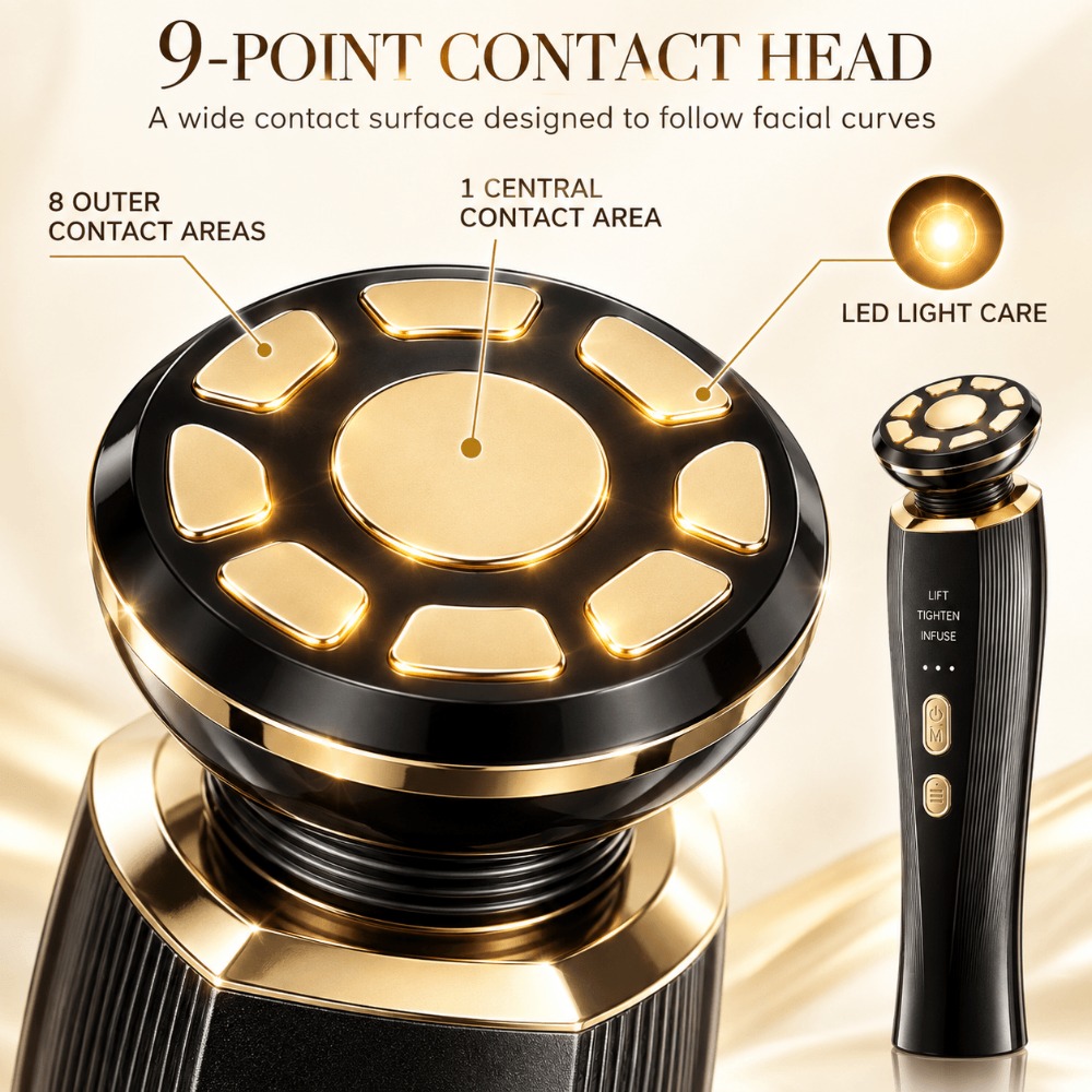 3 Mode Microcurrent Facial Dev - Skincare Glowing ulasan dan harga