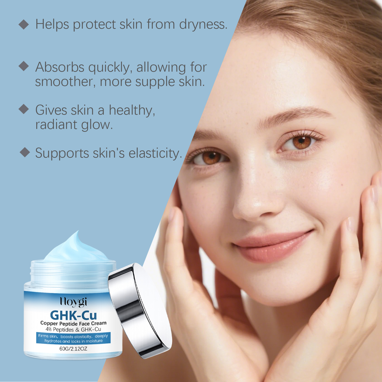 GHK-Cu Copper Peptide Skincare - Skincare Glowing ulasan dan harga