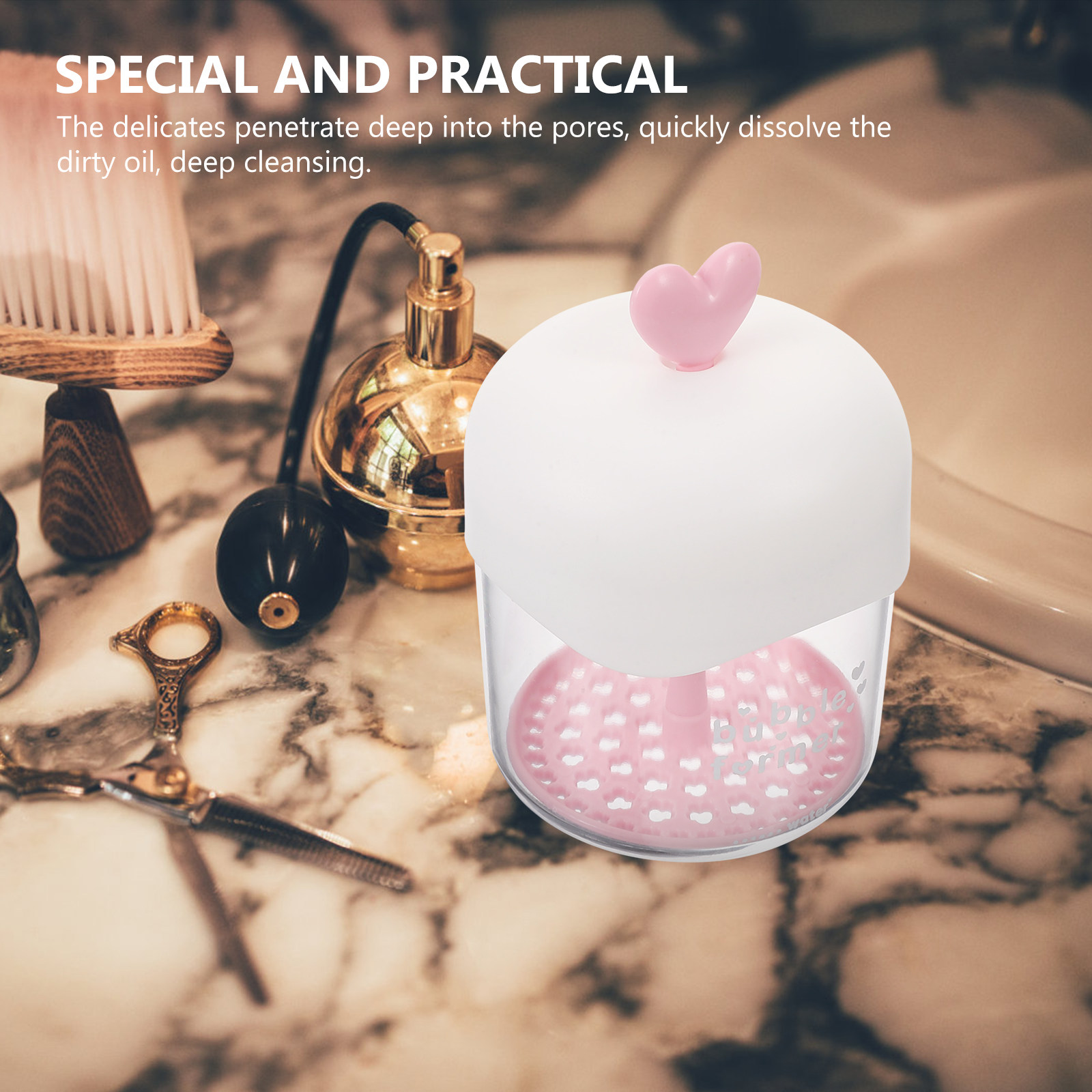 Transparent Manual Foaming Bot - Cleanser Face ulasan dan harga