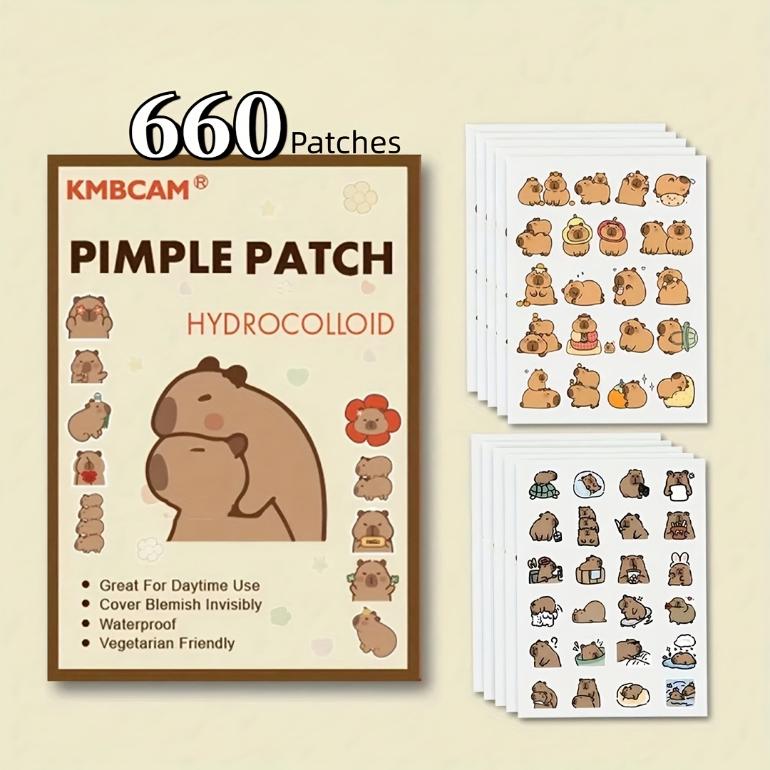 Capybara Shaped Pimple Patches - Face Oil ulasan dan harga