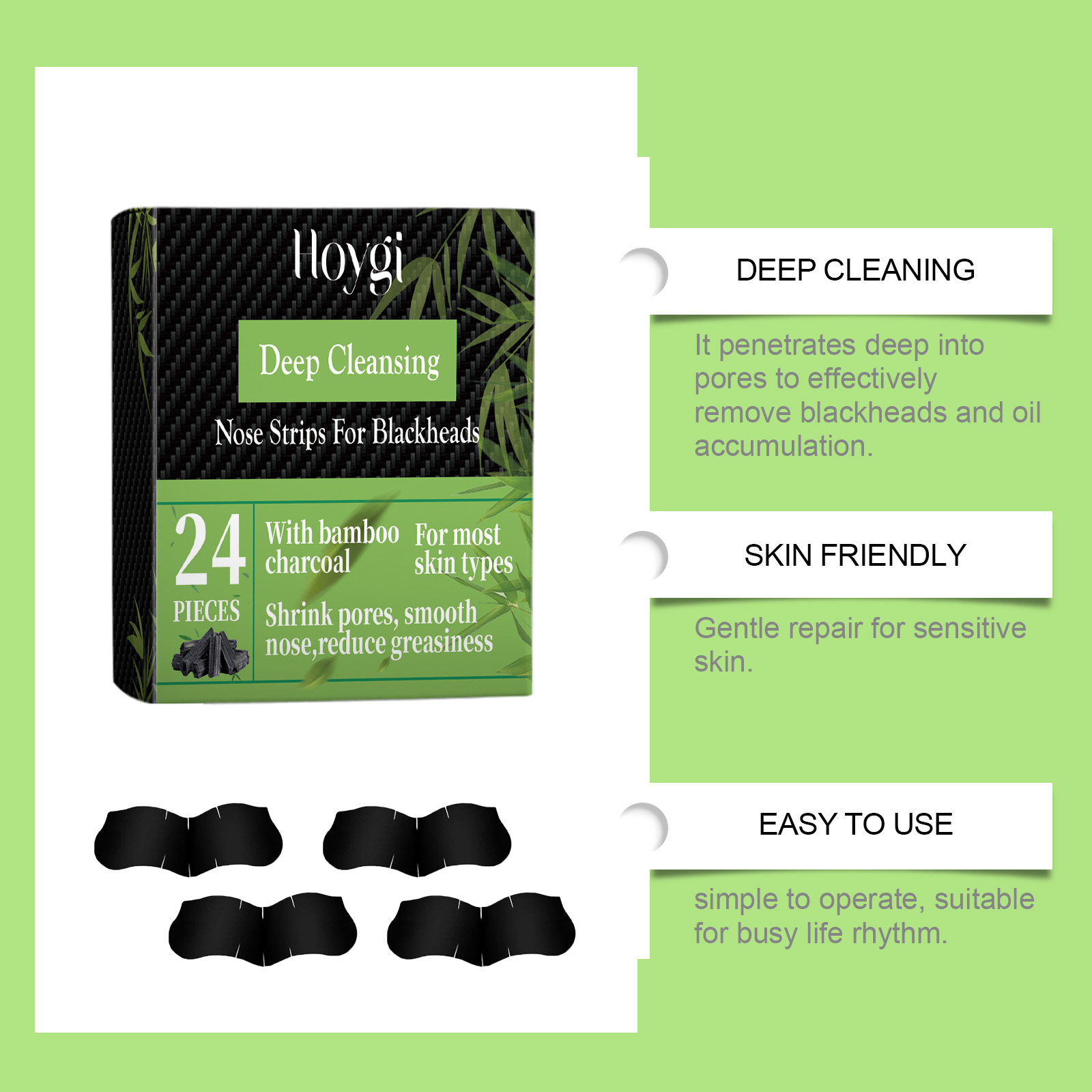 Bamboo Charcoal Nose Strips fo - Cleanser Face ulasan dan harga