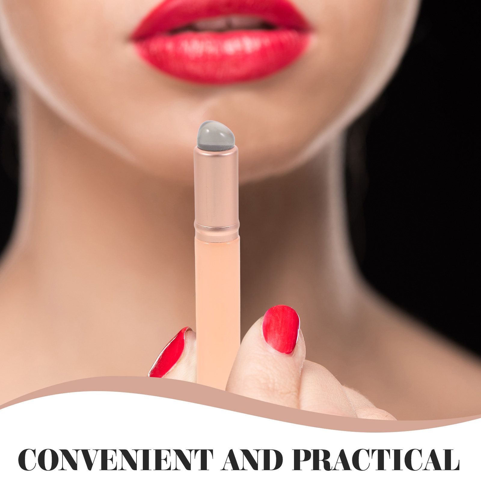 2Pcs Silicone Lip Applicator S - Lip Balm ulasan dan harga