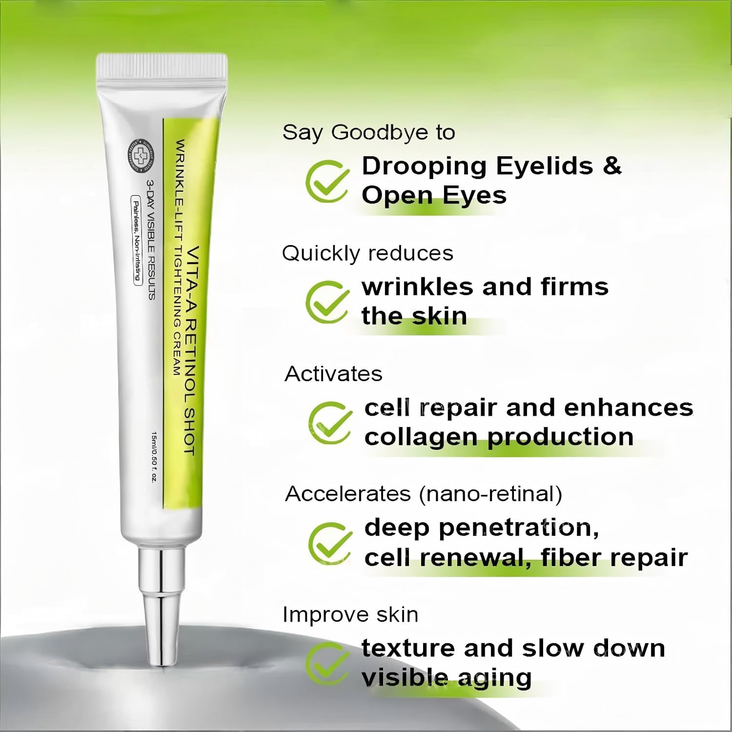 Retinol Shot Eye Face Cream Ey - Retinol Cream ulasan dan harga