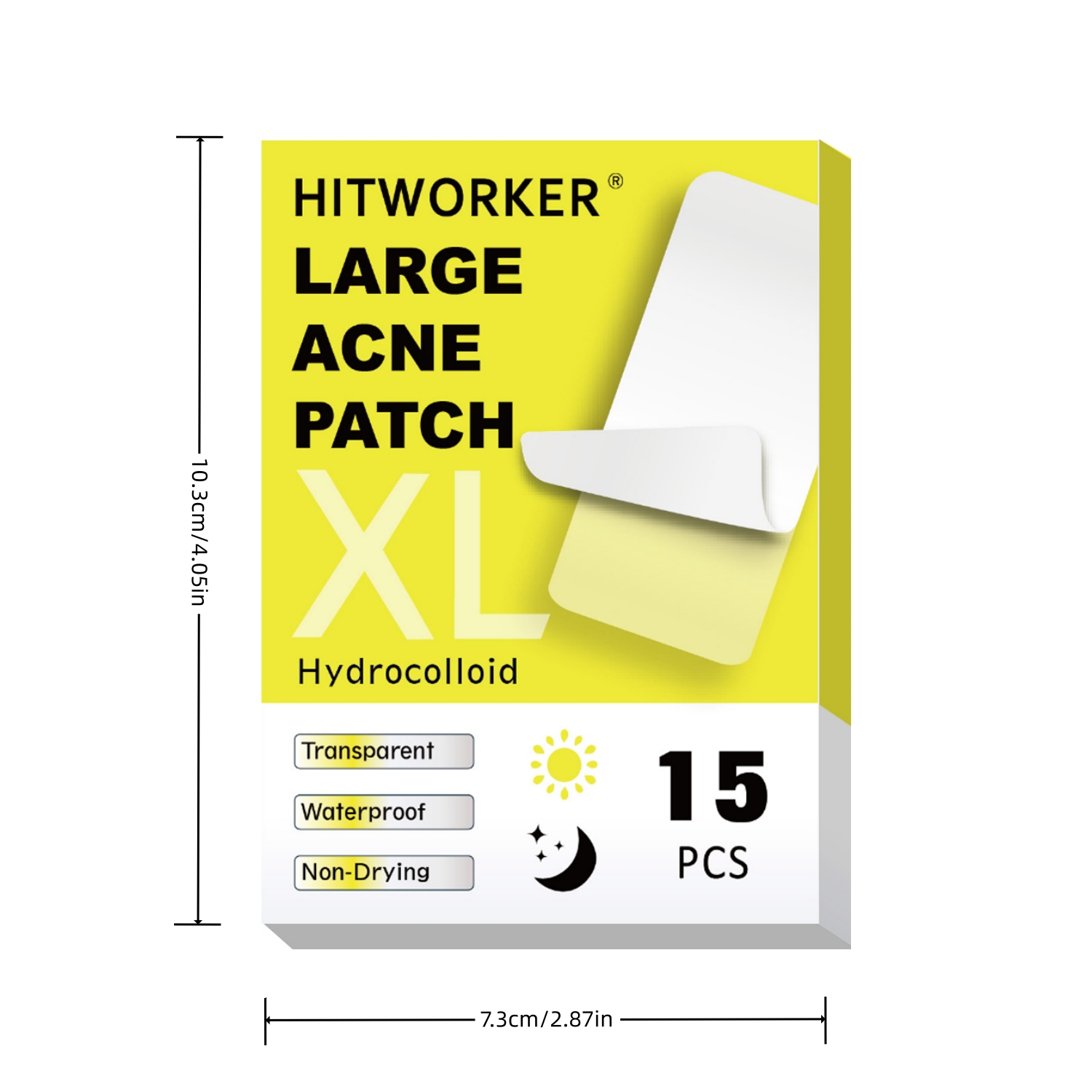 15 large-sized, long acne patc - Face Oil ulasan dan harga