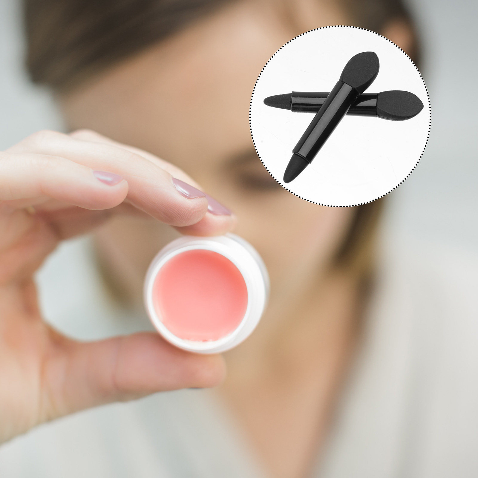 1Set Double-Ended Silicone Lip - Lip Balm ulasan dan harga