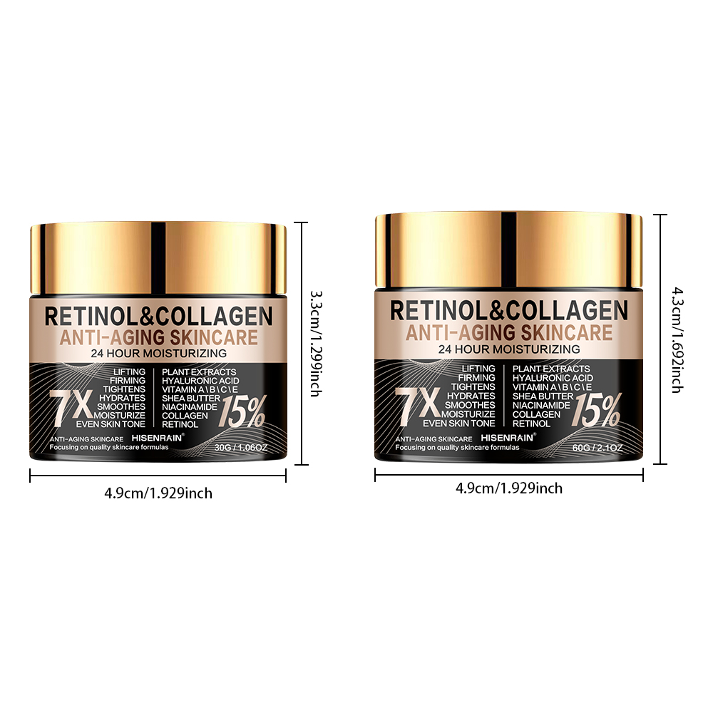 HISENRAIN 2pcs Retinol Collage - Retinol Cream ulasan dan harga